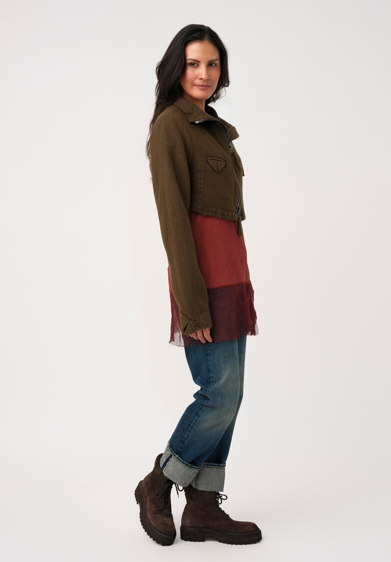 Rundholz DIP Envelope Pocket Cropped Jacket