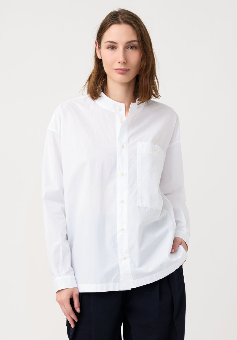 Toogood Cotton Poplin Physician Band Collar Shirt