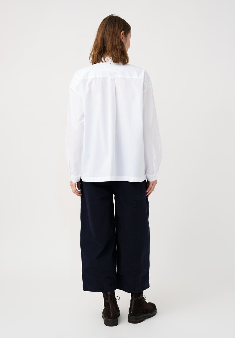 Toogood Cotton Poplin Physician Band Collar Shirt