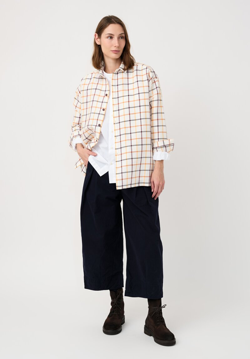 Toogood Cotton Poplin Physician Band Collar Shirt