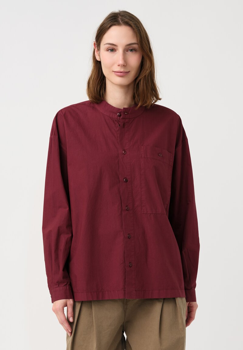 Toogood Cotton Poplin Physician Band Collar Shirt