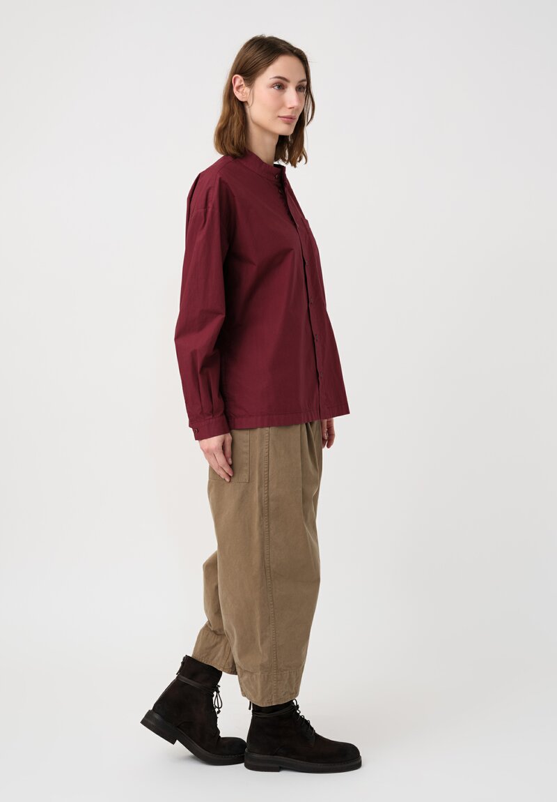 Toogood Cotton Poplin Physician Band Collar Shirt