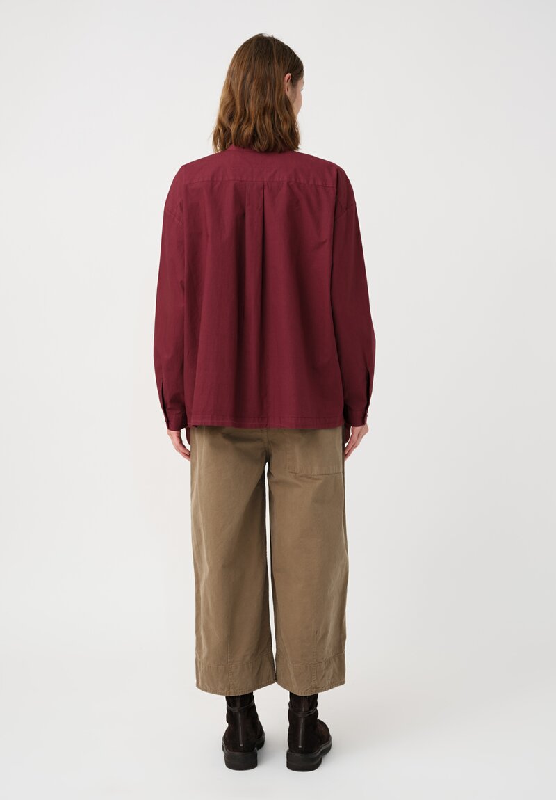 Toogood Cotton Poplin Physician Band Collar Shirt