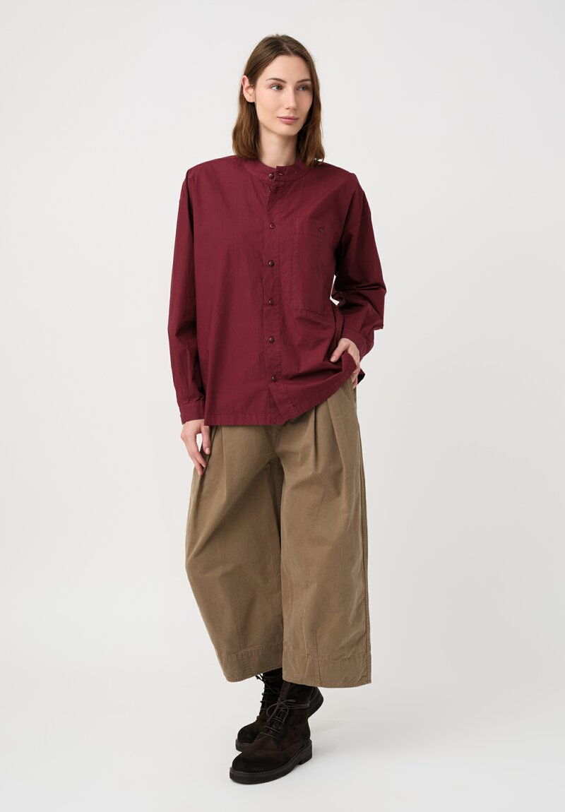 Toogood Cotton Poplin Physician Band Collar Shirt