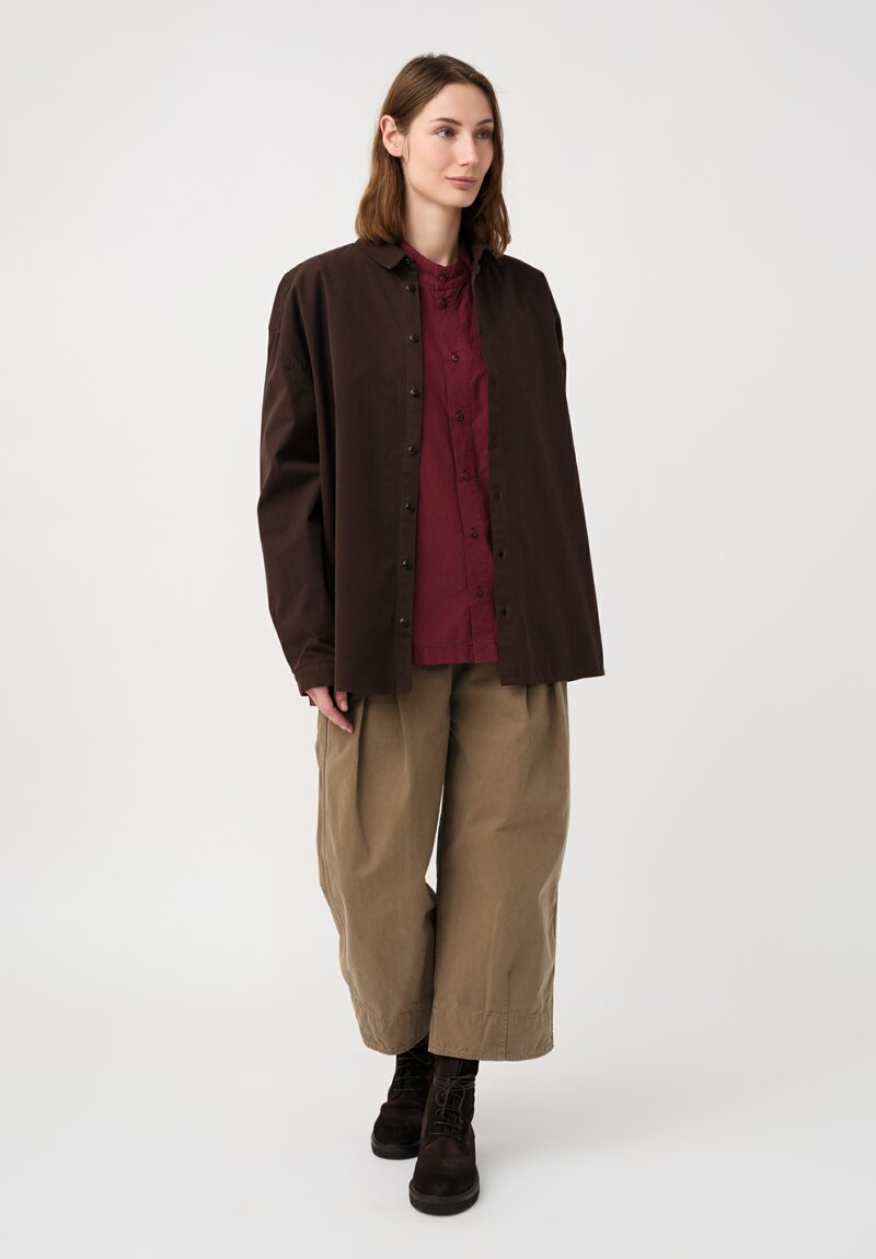 Toogood Cotton Poplin Physician Band Collar Shirt