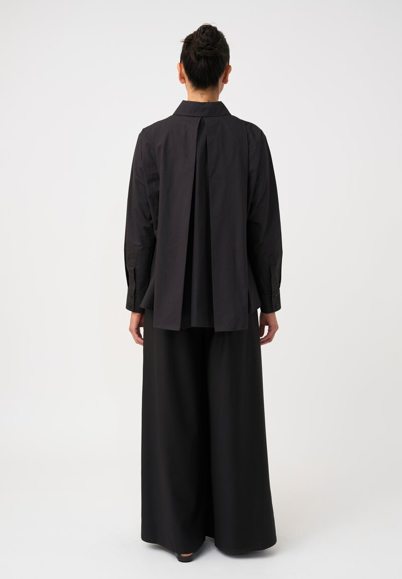 Biyan Cotton Poplin Flutter Hem Jai Shirt