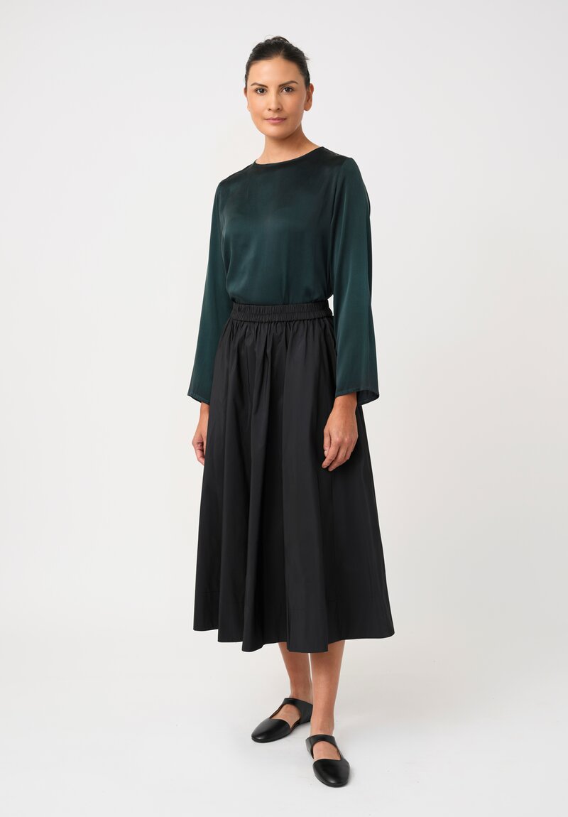 Biyan Recycled Lamé Nona Gathered Skirt