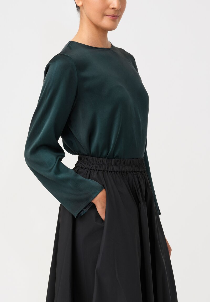 Biyan Recycled Lamé Nona Gathered Skirt