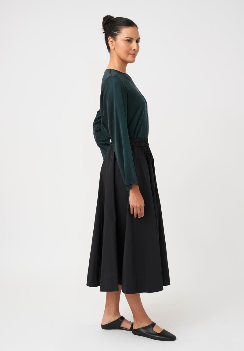 Biyan Recycled Lamé Nona Gathered Skirt