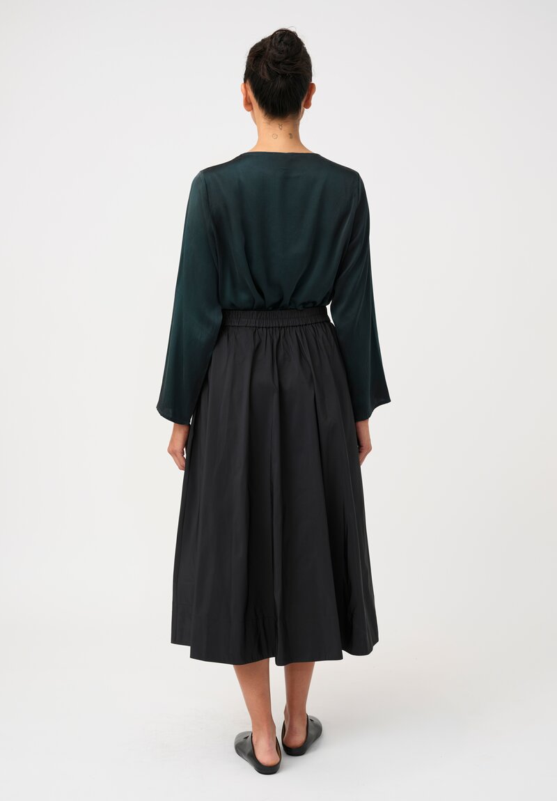 Biyan Recycled Lamé Nona Gathered Skirt