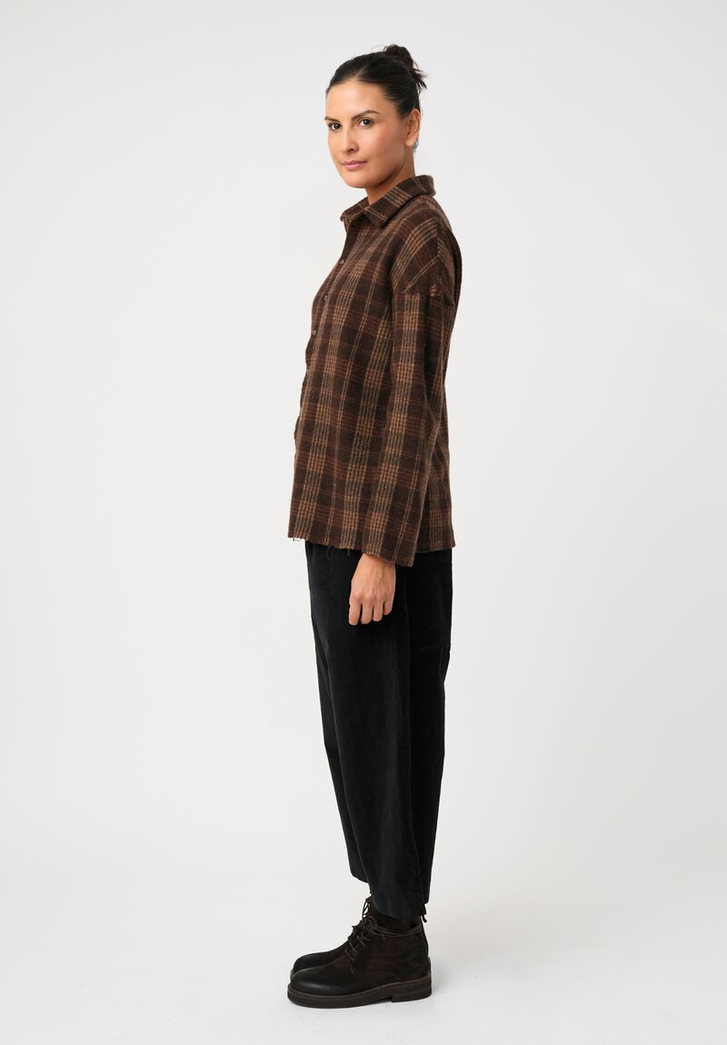 Album di Famiglia Serie Numerata Tartan Soft Plaid Shirt