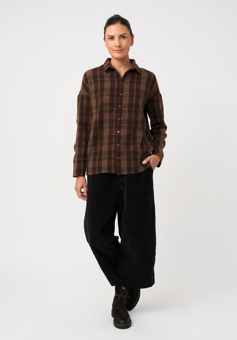 Album di Famiglia Serie Numerata Tartan Soft Plaid Shirt