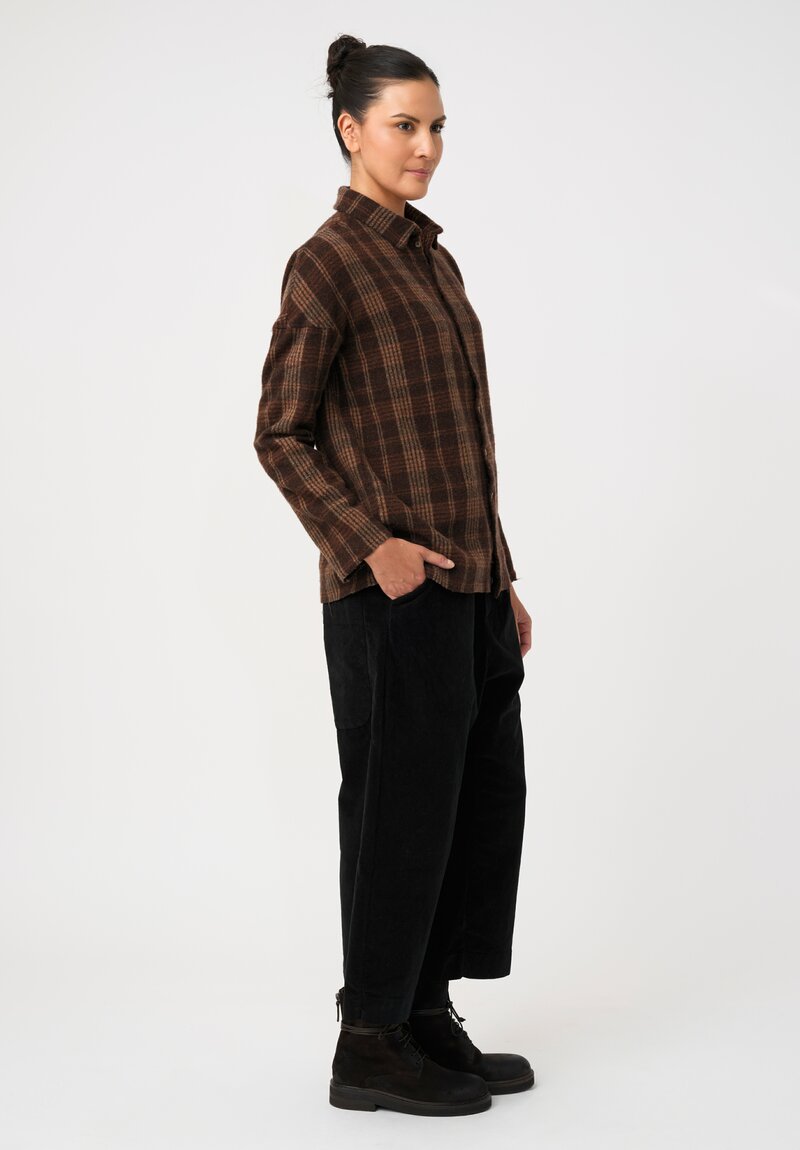 Album di Famiglia Serie Numerata Tartan Soft Plaid Shirt