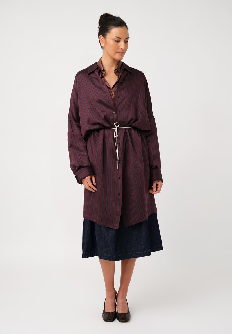 Dries Van Noten Drawstring Waist Dindia Shirt Dress