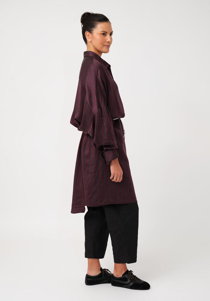 Dries Van Noten Drawstring Waist Dindia Shirt Dress