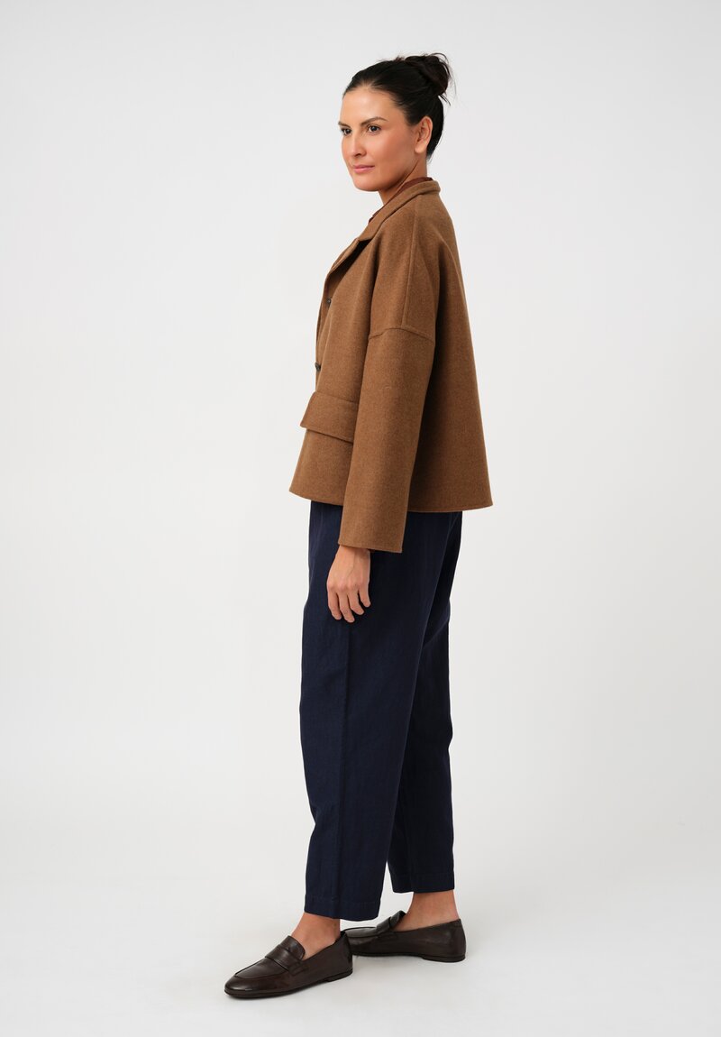 Asciari Felted Thermal Charlotte Jacket in Sudan Brown
