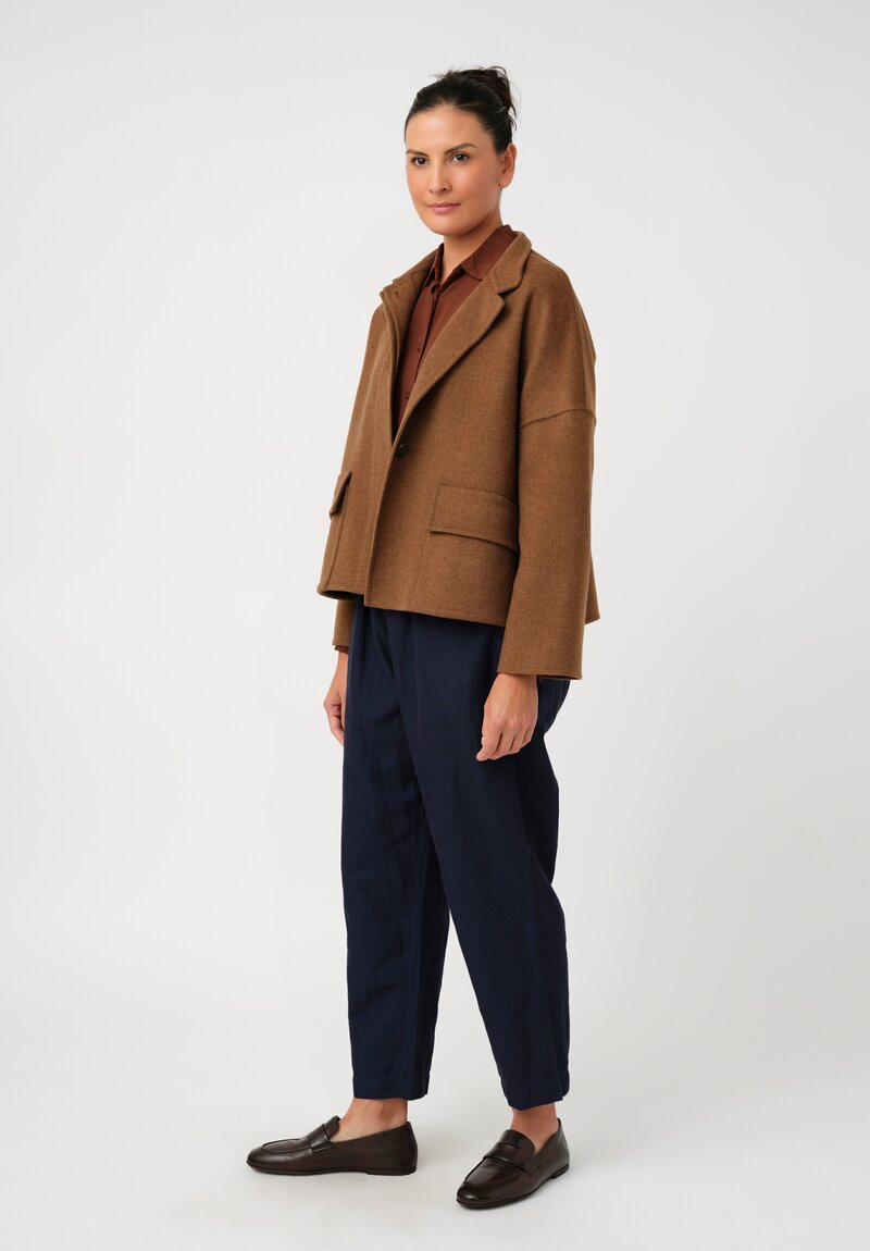 Asciari Felted Thermal Charlotte Jacket in Sudan Brown