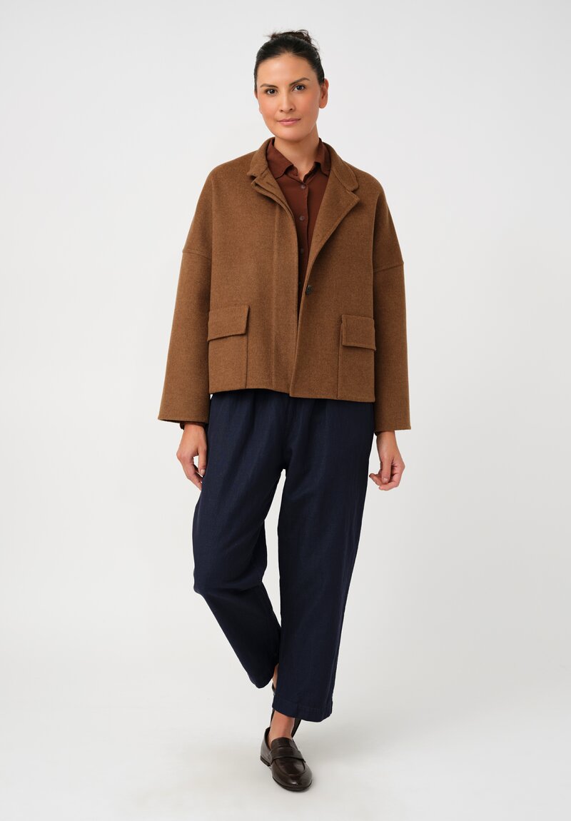 Asciari Felted Thermal Charlotte Jacket in Sudan Brown