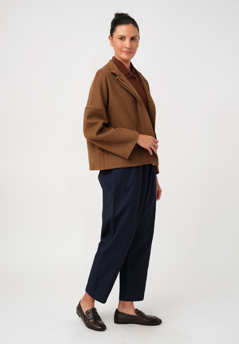 Asciari Felted Thermal Charlotte Jacket in Sudan Brown