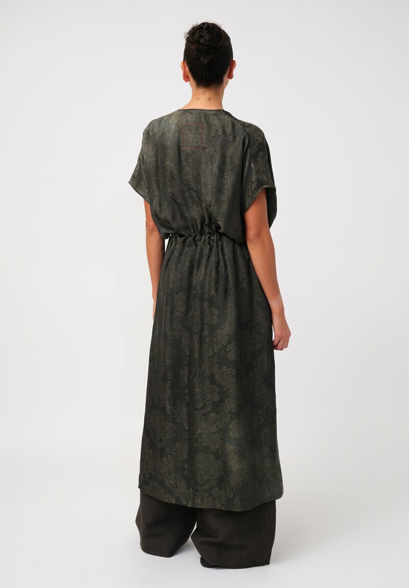 Uma Wang Jacquard Gathered Acre Dress