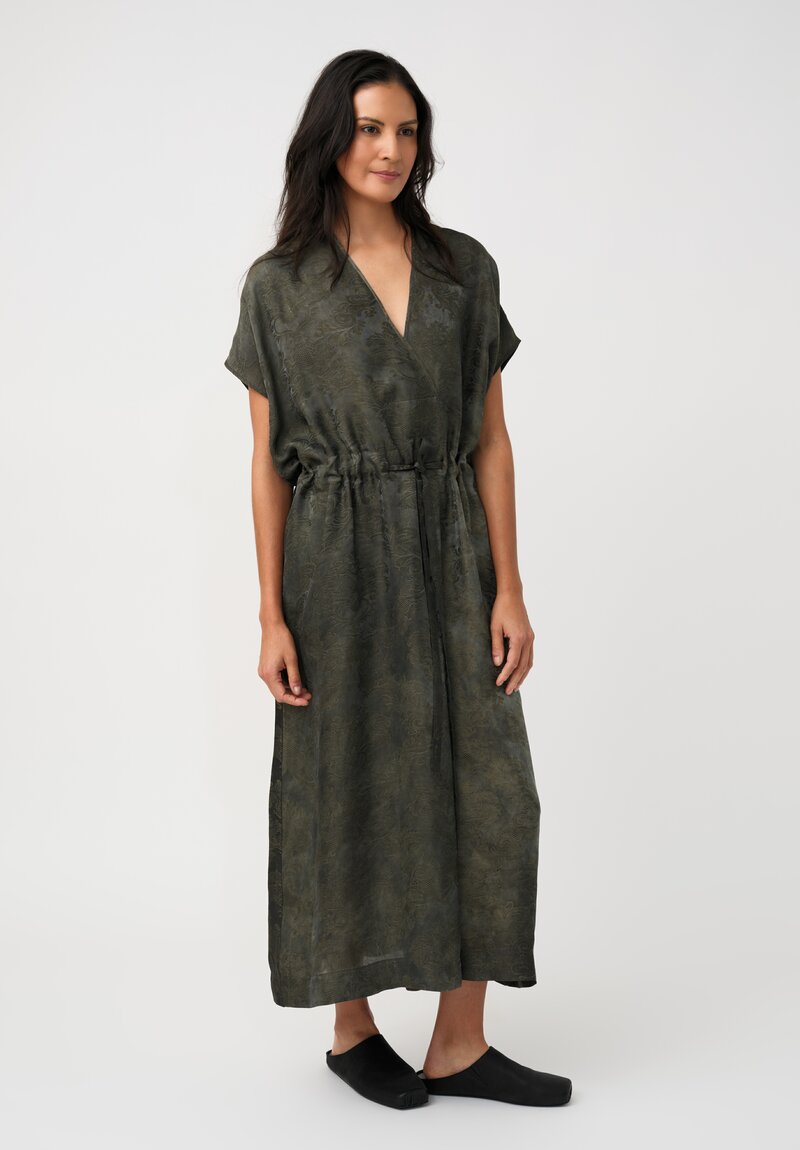 Uma Wang Jacquard Gathered Acre Dress