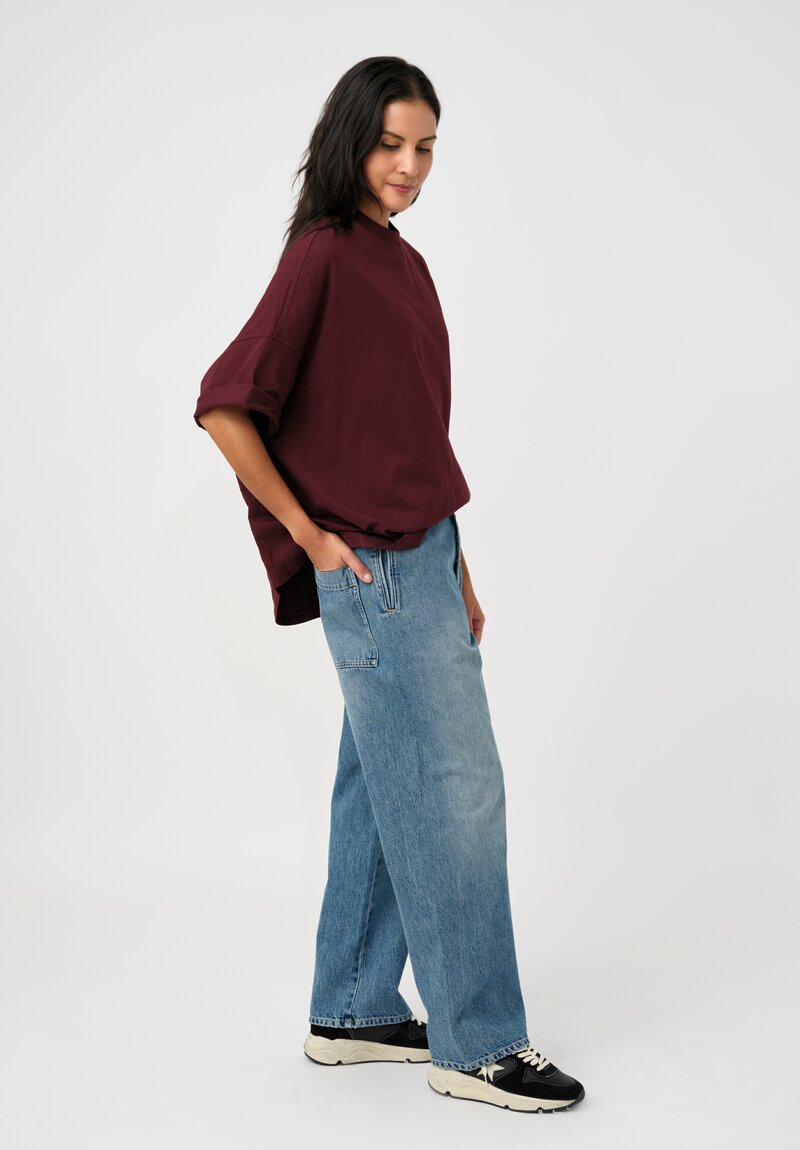Plan C Denim Cotton Pants