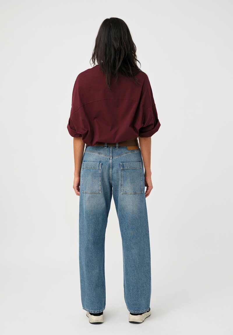 Plan C Denim Cotton Pants