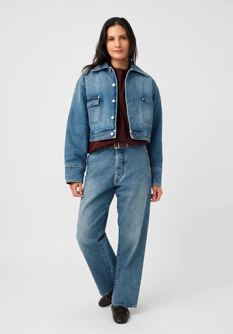 Plan C Denim Cotton Pants