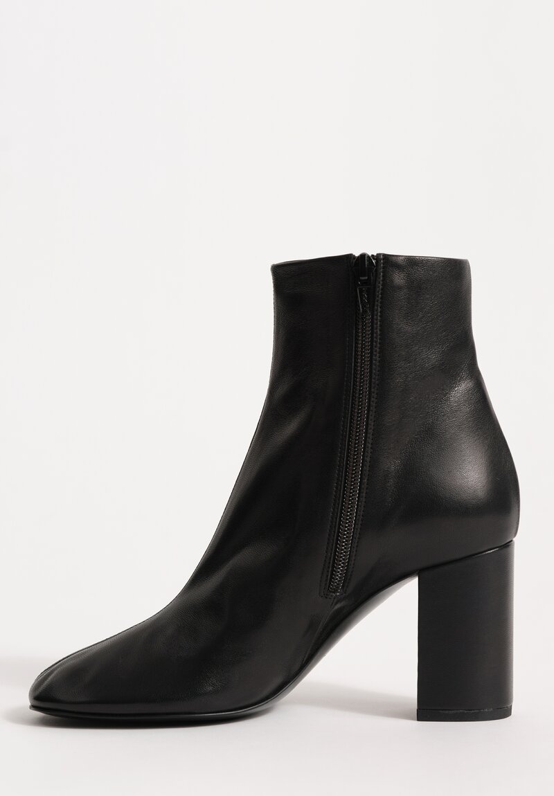 Plan C Lamb Leather High Ankle Boot