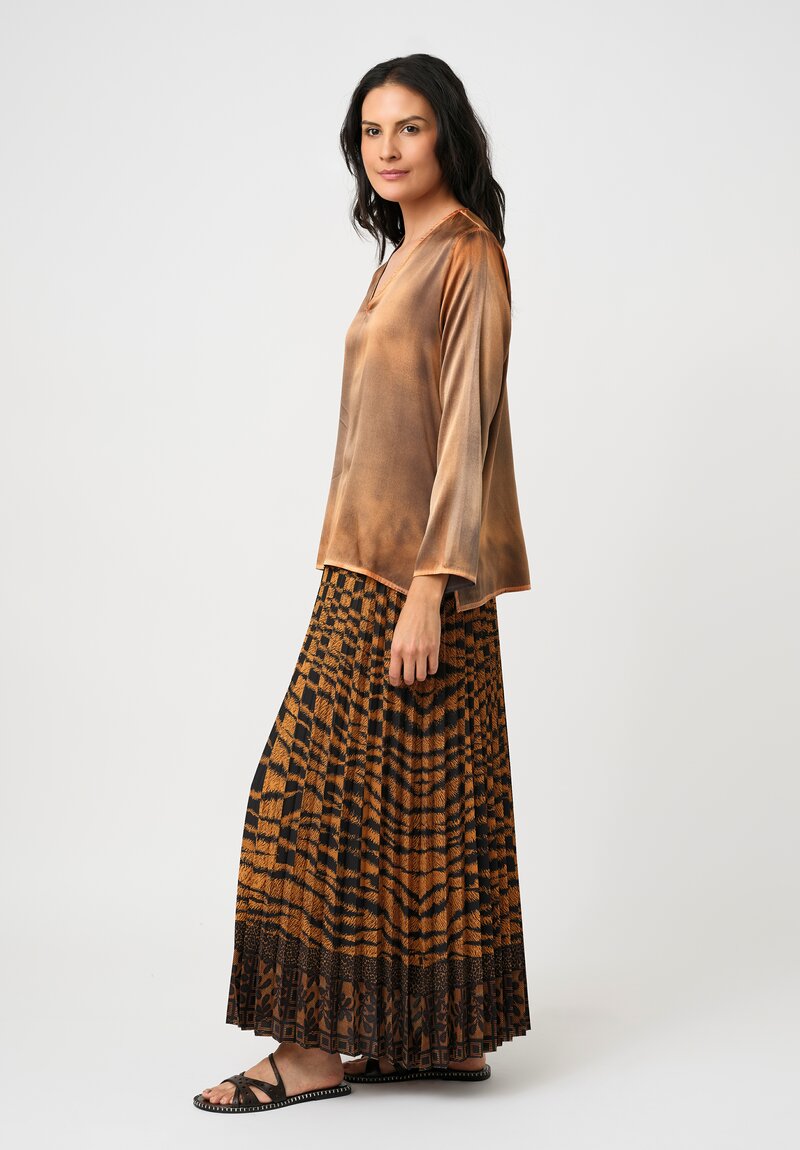 Pierre-Louis Mascia Pleated Ceto Plissé Skirt