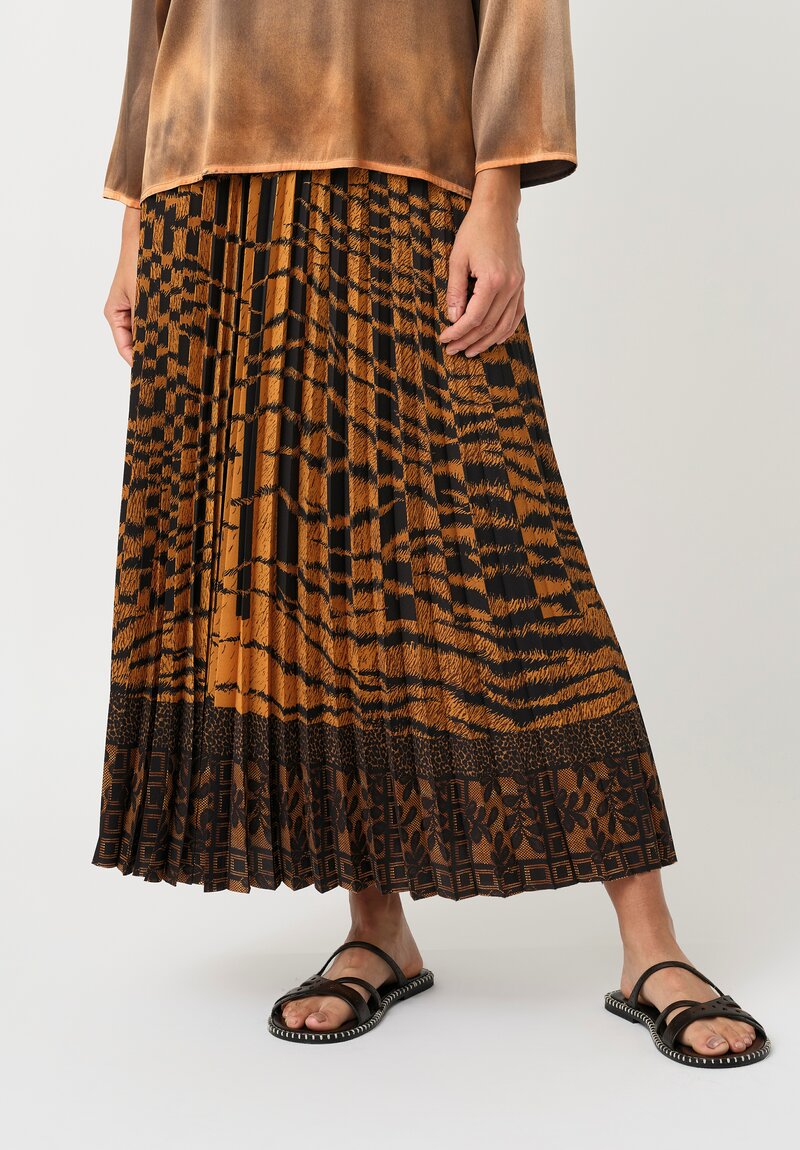 Pierre-Louis Mascia Pleated Ceto Plissé Skirt