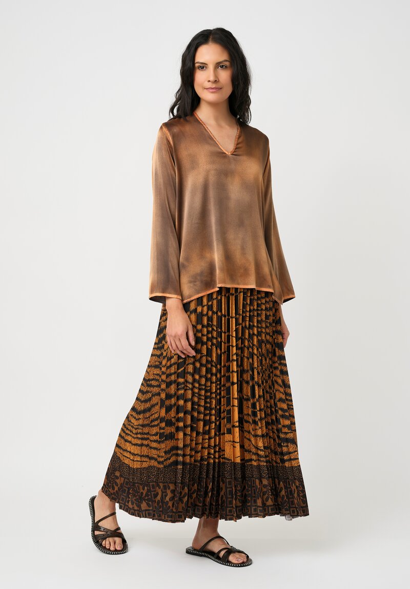 Pierre-Louis Mascia Pleated Ceto Plissé Skirt