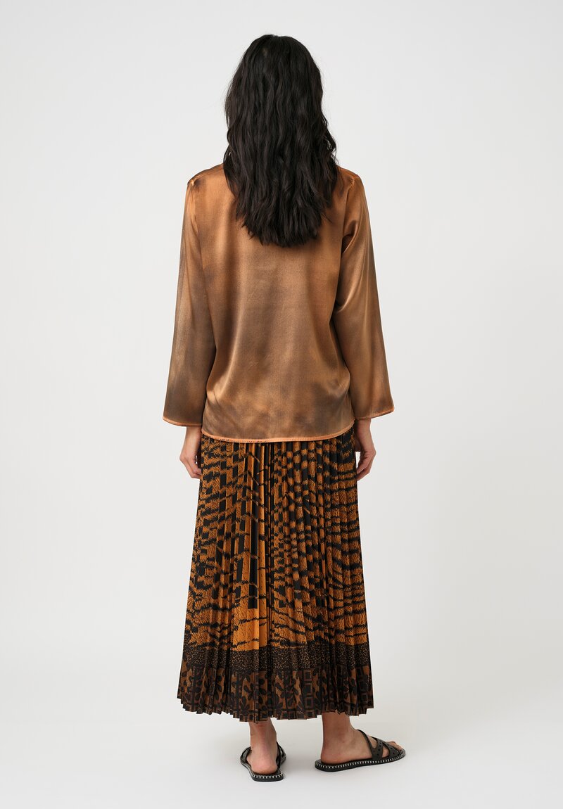 Pierre-Louis Mascia Pleated Ceto Plissé Skirt
