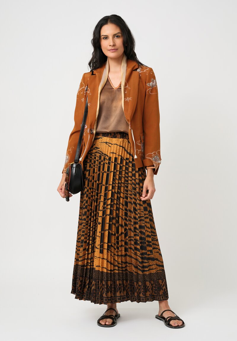 Pierre-Louis Mascia Pleated Ceto Plissé Skirt