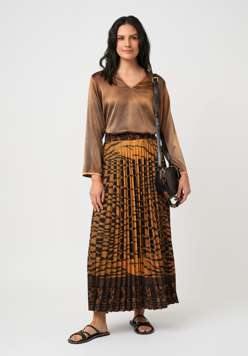 Pierre-Louis Mascia Pleated Ceto Plissé Skirt