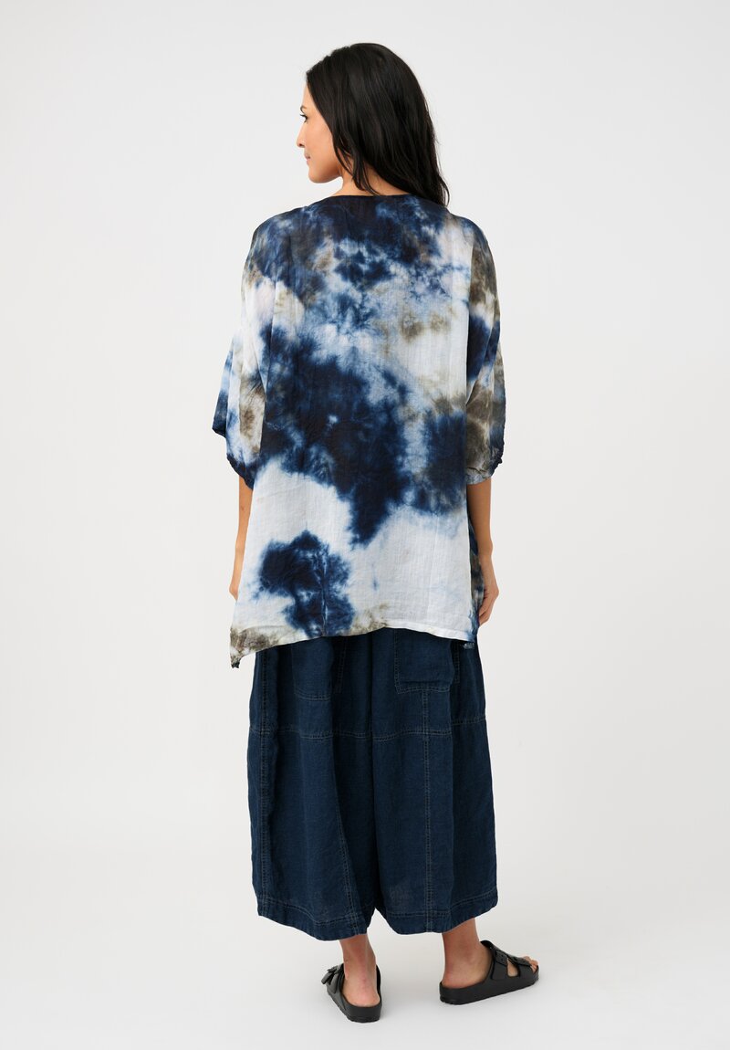 Gilda Midani Linen Button Down Super Shirt