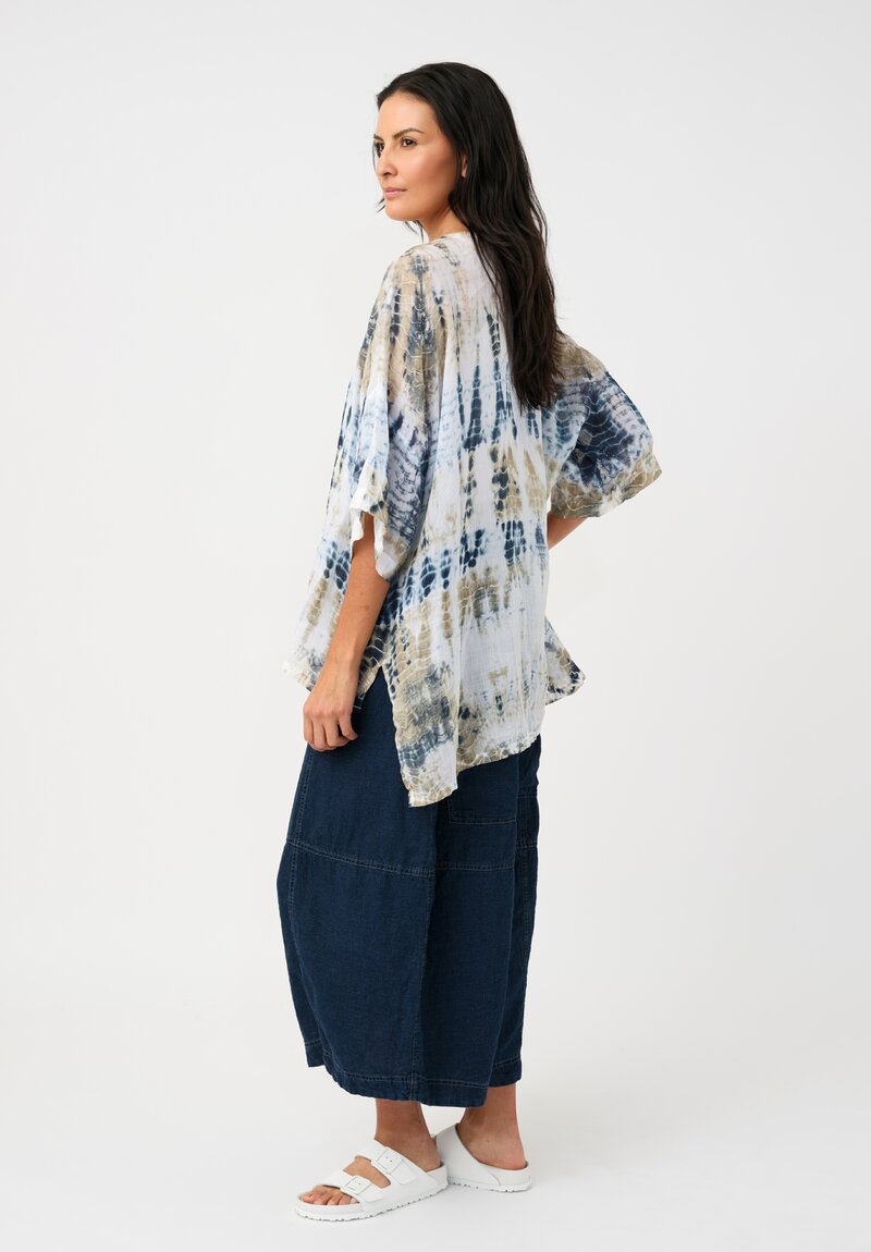 Gilda Midani Linen Button Down Super Shirt