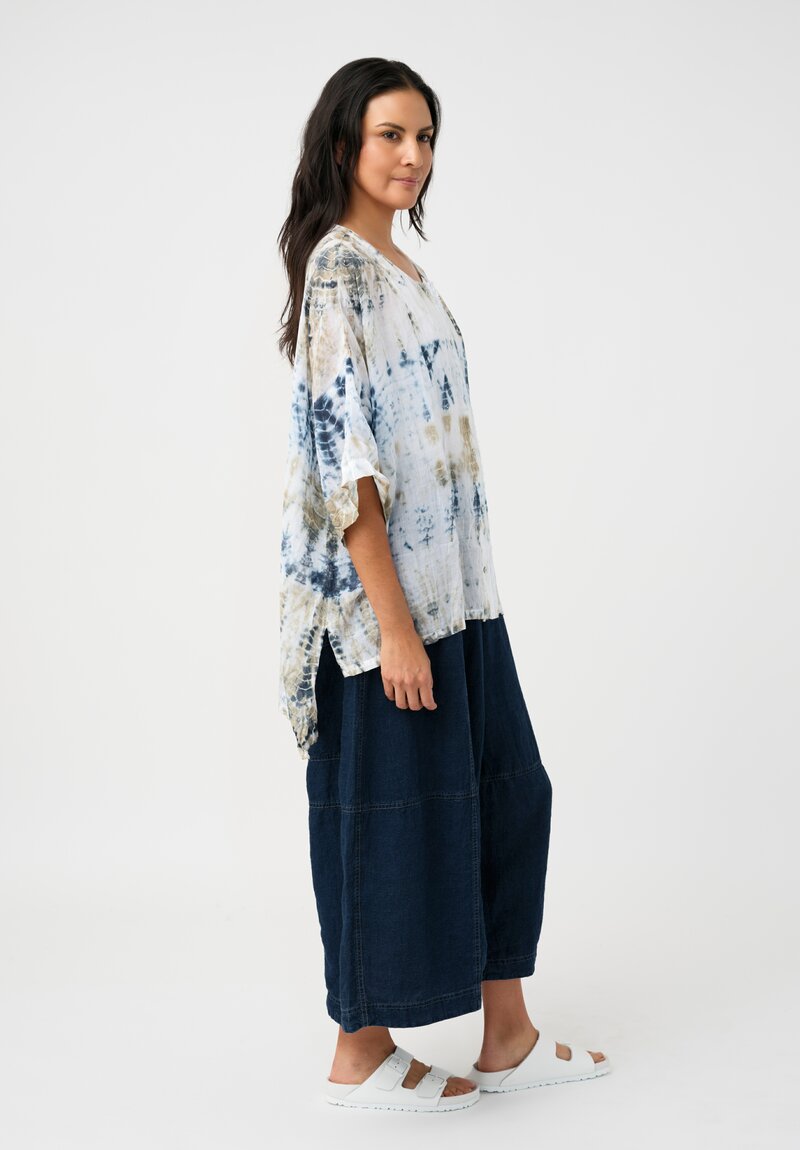 Gilda Midani Linen Button Down Super Shirt