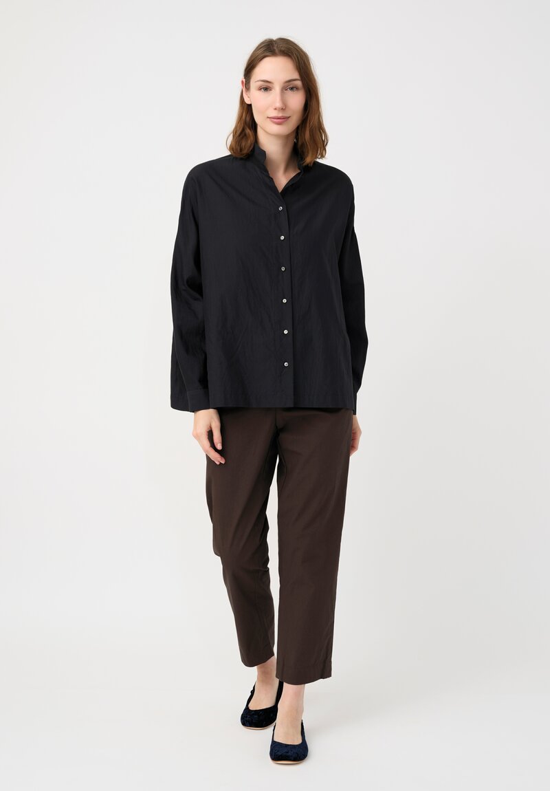 Arts & Science Cotton Bafu Cloth Standard Easy Tapered Pants in Brown