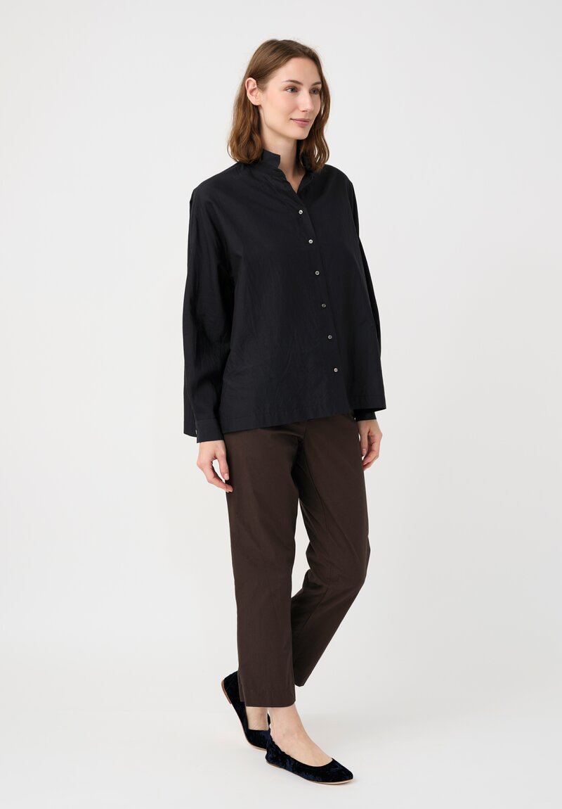 Arts & Science Cotton Bafu Cloth Standard Easy Tapered Pants in Brown