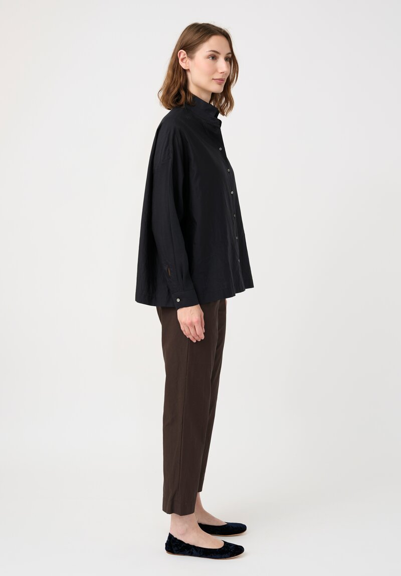 Arts & Science Cotton Bafu Cloth Standard Easy Tapered Pants in Brown