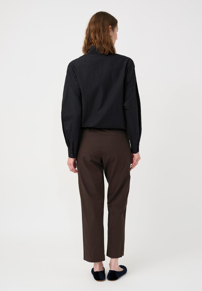 Arts & Science Cotton Bafu Cloth Standard Easy Tapered Pants in Brown