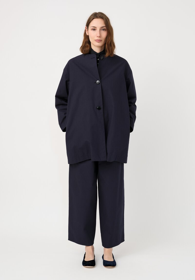 Arts & Science Cotton Bafu Cloth Chino Pants in Navy Blue