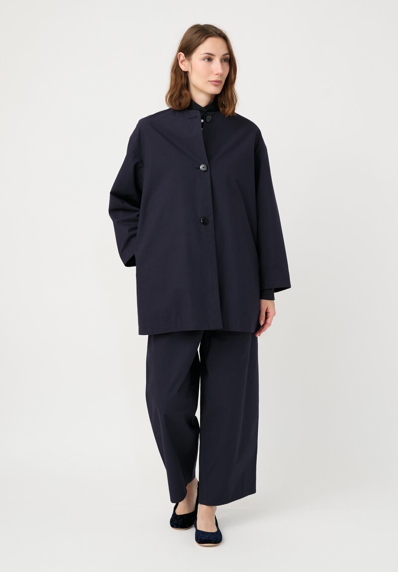 Arts & Science Cotton Bafu Cloth Chino Pants in Navy Blue