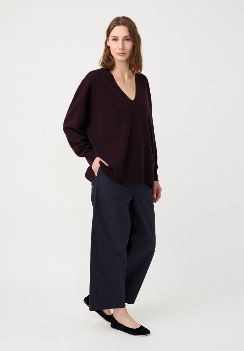 Arts & Science Cotton Bafu Cloth Chino Pants in Navy Blue
