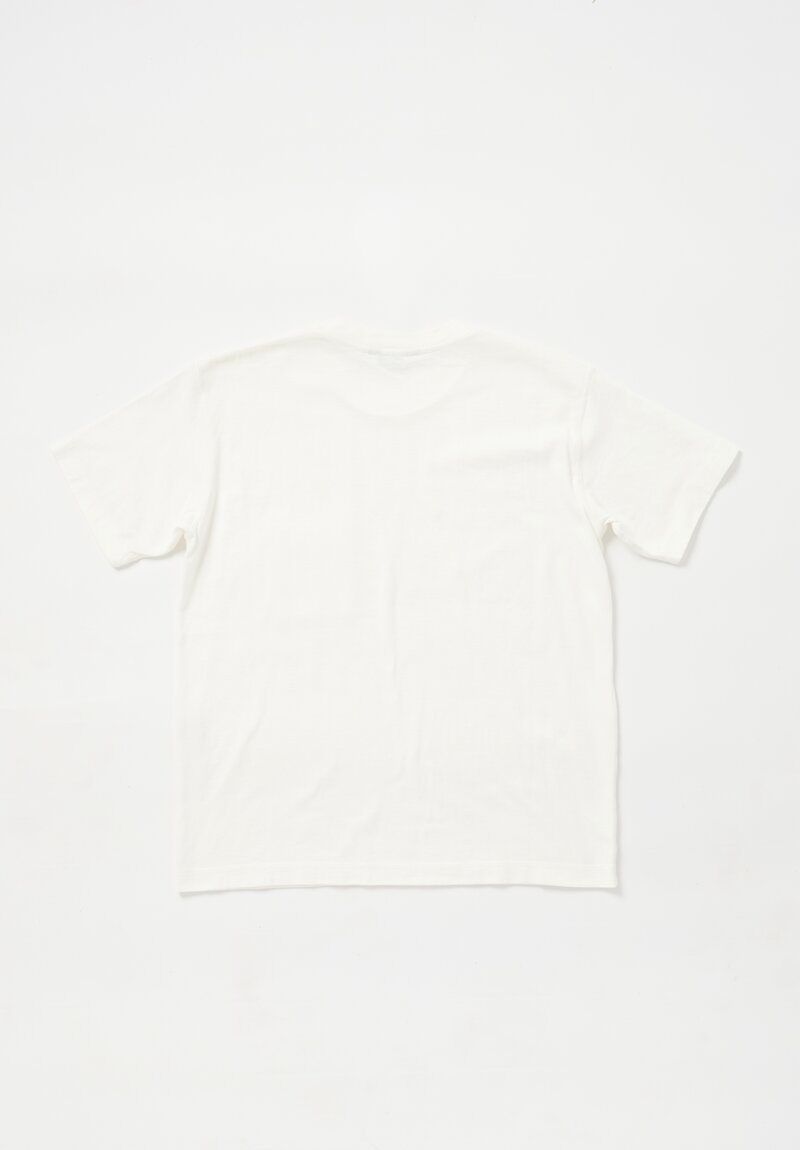 Arts & Science Cotton Jersey Pocket T-Shirt in Off White
