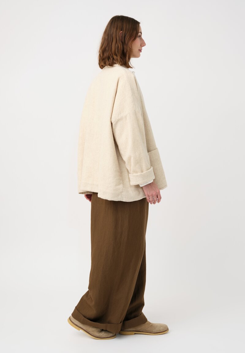 Kaval Etamine Stole Lined Short Jacket