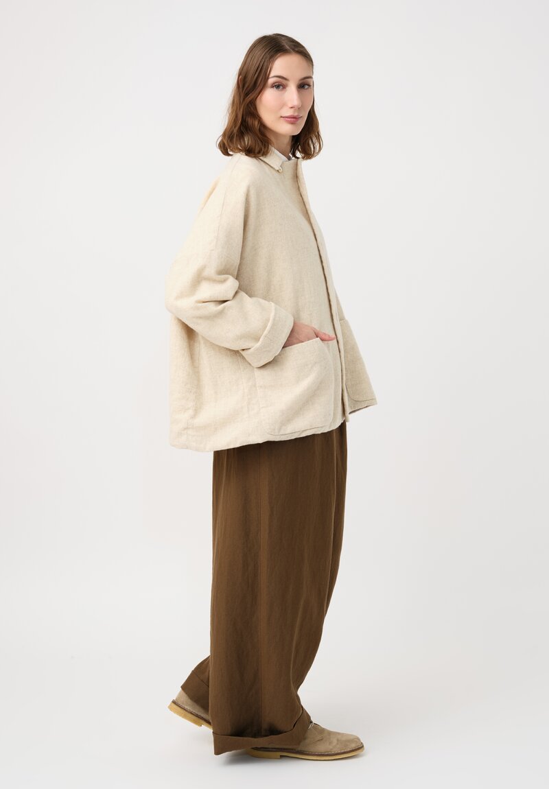 Kaval Etamine Stole Lined Short Jacket