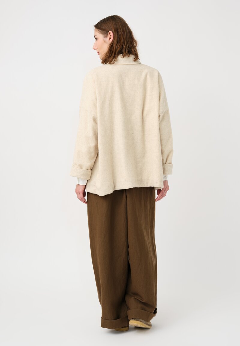 Kaval Etamine Stole Lined Short Jacket