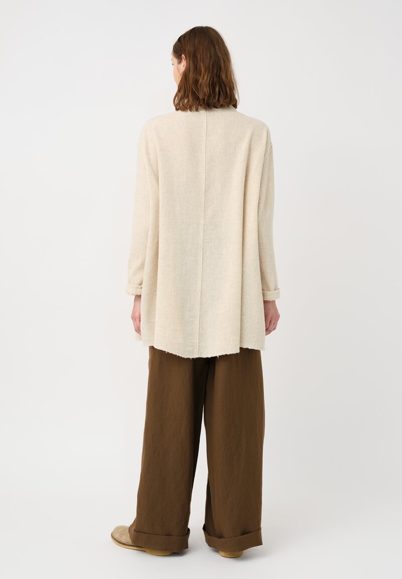 Kaval Etamine Stole Edge Seam Shirt